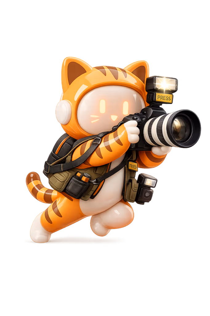 Mascotte LOCKimmo invitant les journalistes à prendre contact