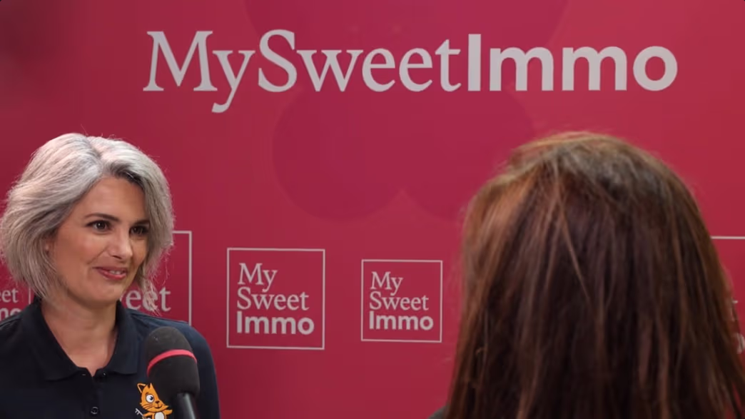 Julie Letremy au micro de MySweetImmo lors du RENT 2024